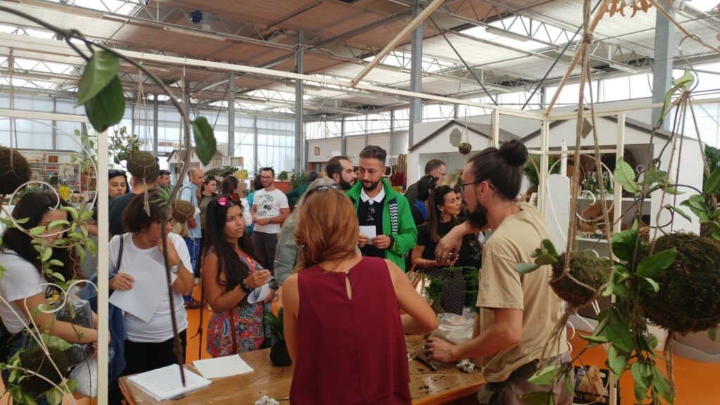 Cactusfollia 2018 - Laboratorio sui kokedama